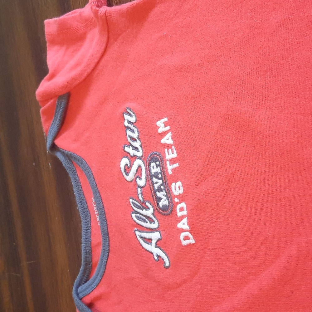 Dad's Team Carter's onesie 9 months